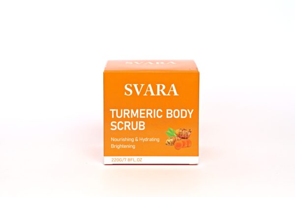 Svara Turmeric Body Scrub Box (Front)